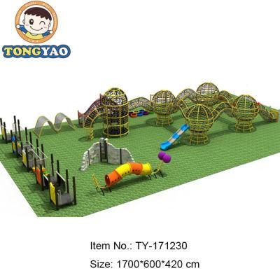 Guangzhou Manufacturer Kindergarten Playground Kids Plastic Outdoor Playground