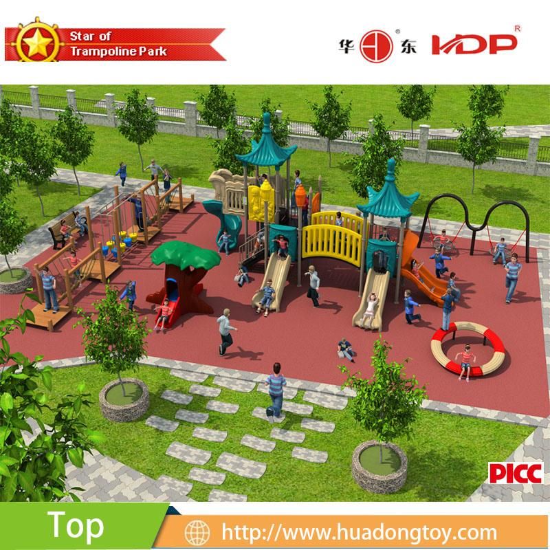 New Design Fable Series Large Kids Plastic Castle Outdoor Playground