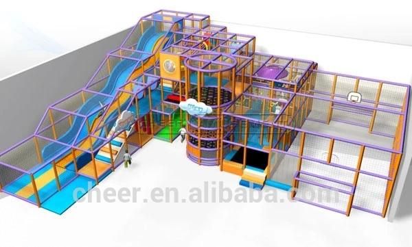 Cheer Amusement Children Play Area Soft Modular Indoor Playground