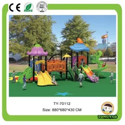 Hot Sale Plastic Slide Outdoor Playground for Children (TY-70112)