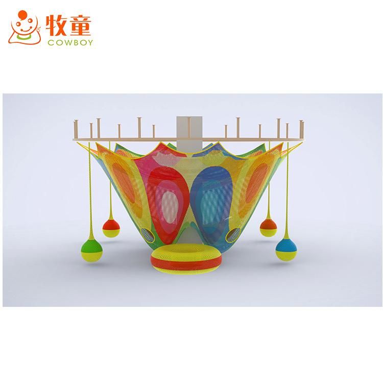 Dacron Materila Rope Courses Knitted Climbing Nets Preschool Outdoor Indoor Playground Equipment