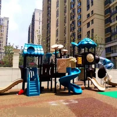 Customized Outdoor Kids Playground Amusement Park Equipment Slide Swing 332b