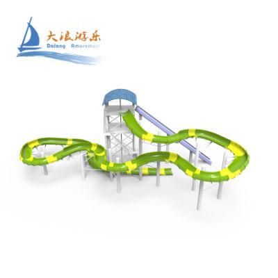 Outdoor Playground Equipment Family Water Slides Game Machine