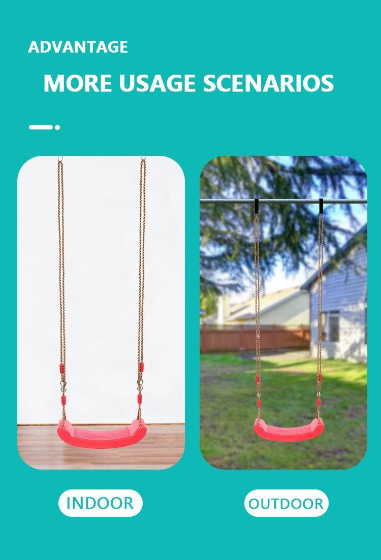 Outdoor Playground Kids Plastic Swing for Children