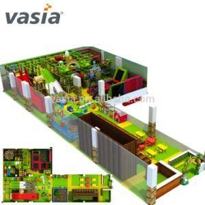 Big Indoor Playground with Big Slides in Supermarket and Shopping Mall