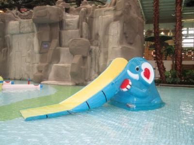 Popular Fiberglass Elephant Slide Toys for Kids Swimming Pool