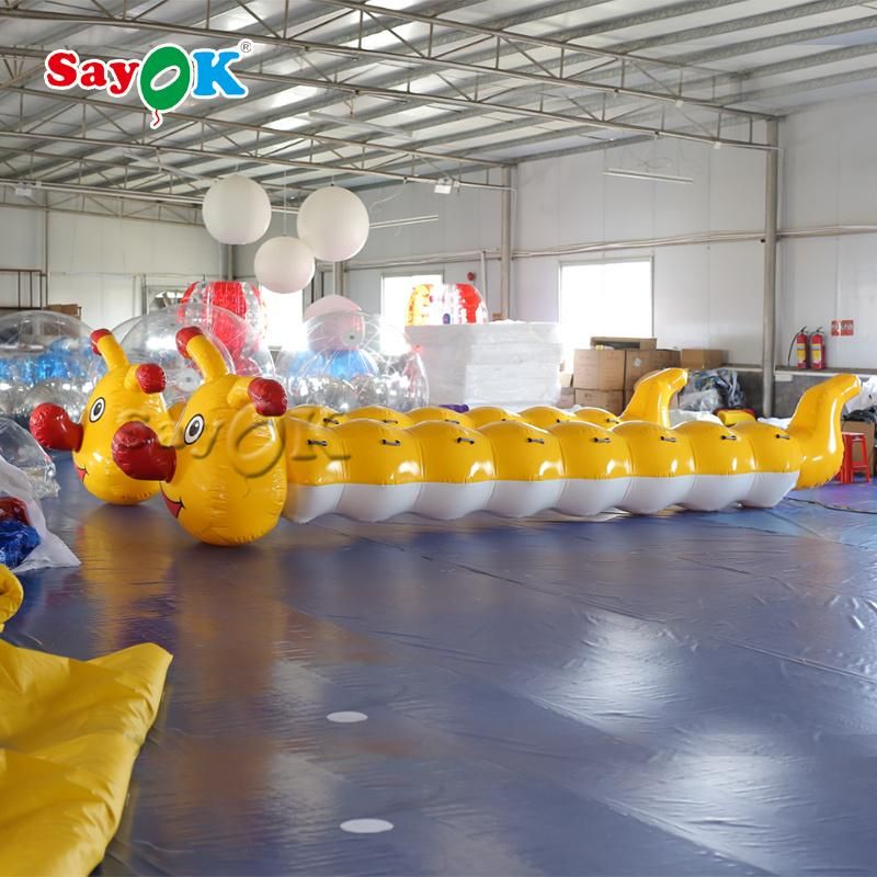 Giant Ourdoot Funny Game Inflatable Caterpillar Sport Game