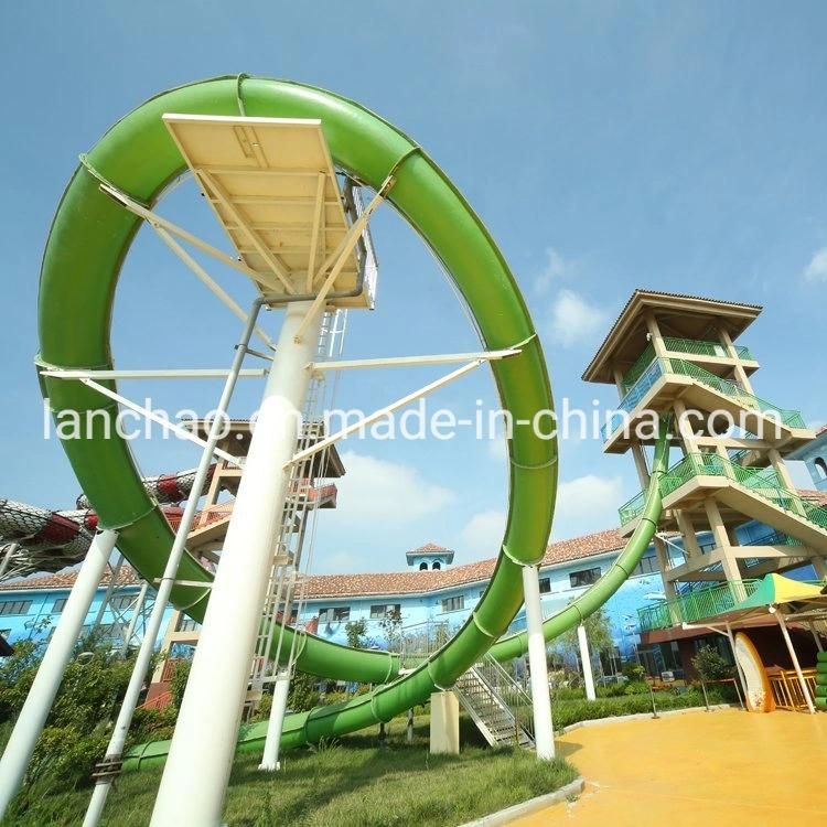 Aqualoop Water Slide for Theme Park