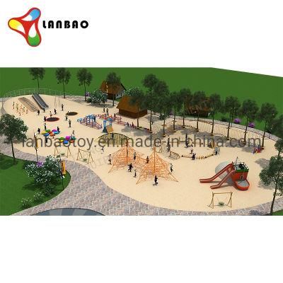 Professional Made Kids Outdoor Play Sets Exciting Adventure Park Playground