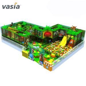 Jungle Theme Plastic Playground Equipment