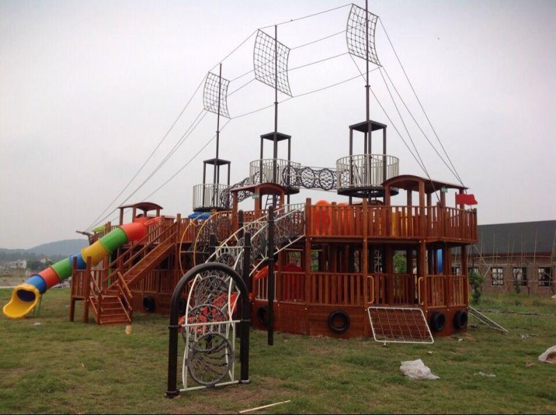 Fun and Fashion Wooden House Climbing for Kids (TY-1908601)