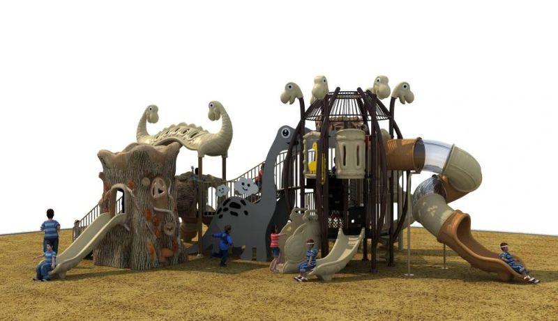 Ancient Tribe Series Big Outdoor Playground Equipment Kids Slide