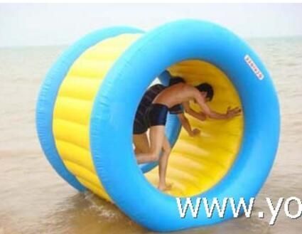 Inflatable Water Wheel Roller for Pool or Lake