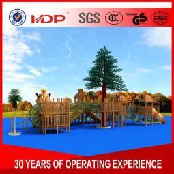 Factory Customized of Kids Outdoor/Indoor Playground Slide Hot Sell Preschool Equipment Amusement Park Wooden Series