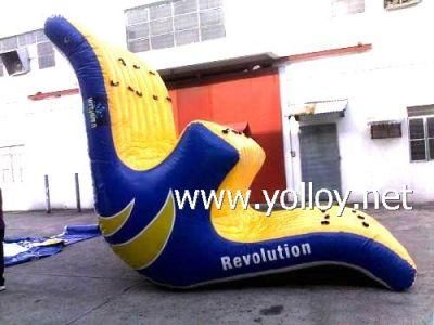 Inflatable Totter Slide with Climbing Water Park Toy