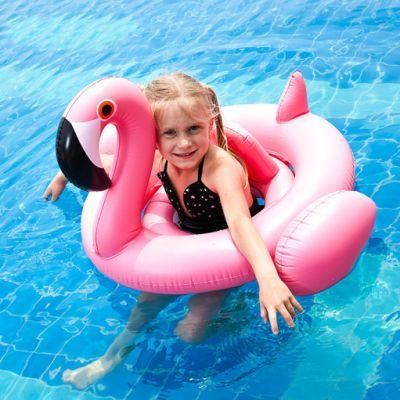 Inflatable PVC Flamingo Swimming Ring for Children Axillary Circle