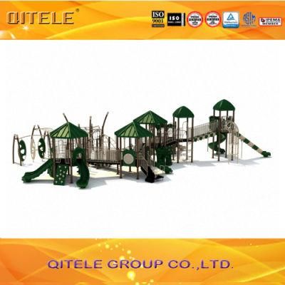 Large Children Outdoor Playground Equipment Sale with Plastic Slide