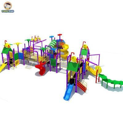 Swimming Pool Outdoor Children Plastic Water Slides Playground Equipment