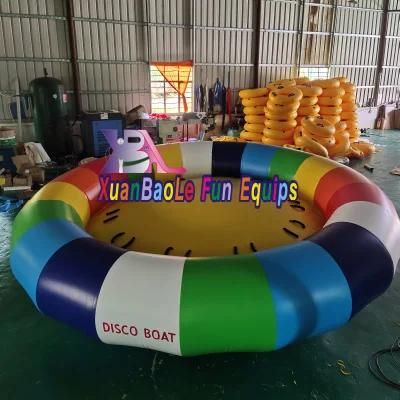 Inflatable Water Equips Spinner Towable, Saturn Inflatable Boats Inflatable Drag Boat Floating Water Toy Inflatable Disco Boat