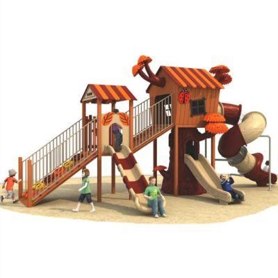 Customized Scenic Children&prime;s Outdoor Playground Equipment Park Large Slide Climbing