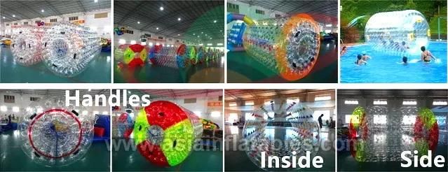 Commercial Rainbow Inflatable Water Walking Roller on Sale for Adult and Kids