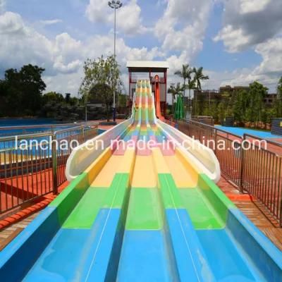 High Quality Water Park Equipment Fiberglass Rainbow Slide