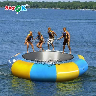 High Quality PVC Tarpaulin Floating Inflatable Bungee Trampoline for Sale
