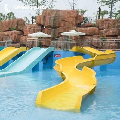 Commerical Water Park Equipment Fiberglass Water Slide Kids Slide Water Games