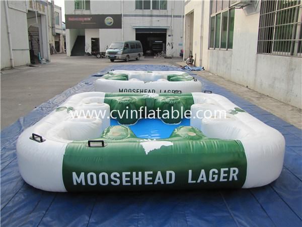 Custom 8 Person Inflatable Floating Island Raft