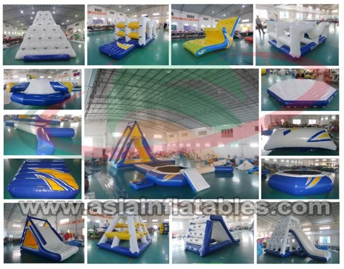 Floating Water Park Slide Inflatable Slide Inflatable Water Slide on Sea