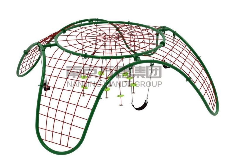Amusement Park Playsets Kindergarten Kids Toy Children Outdoor Rope Net Climbing Playground Equipment with Swing