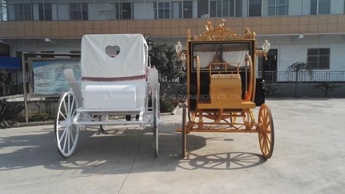 Exported Exquisite Royal Wedding Horse Carriage with Factory Price