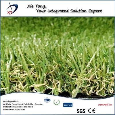 Durable Wear Resistant Flame Retardant Anti Fire Landscape Synthetic Turf