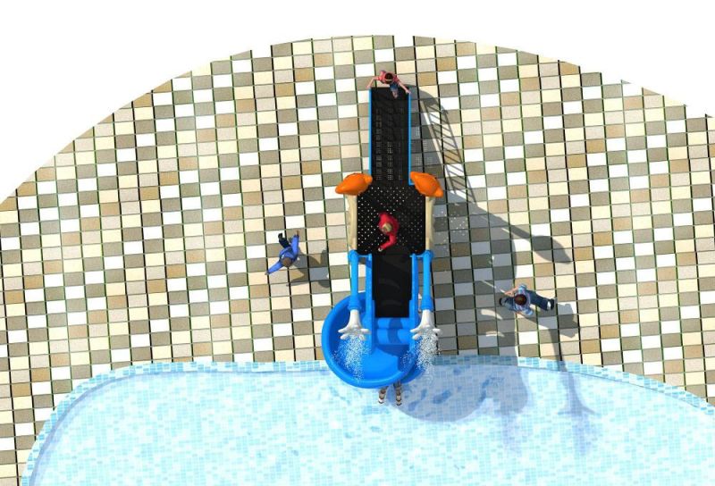 Children Play Pool Water Slide Outdoor Playground Water