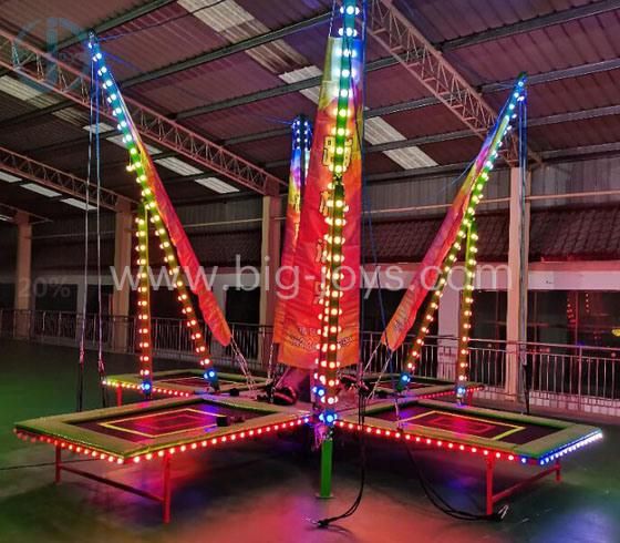 High Evaluation Large 4 in 1 Bungee Trampoline/Bungee Trampoline Price/Bungee Jumping Trampoline