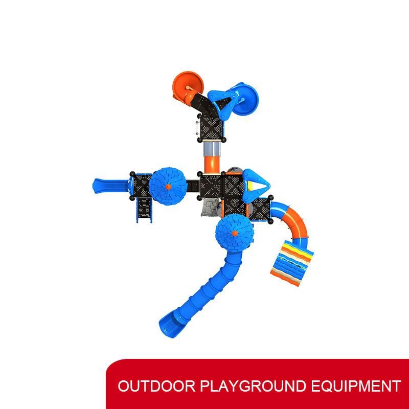 New Design Plastic Children Outdoor Playground Slide Equipment with CE/ISO Certificates