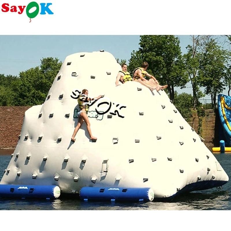 Inflatable Giant Iceberg Water Climbing Mountain for Water Park