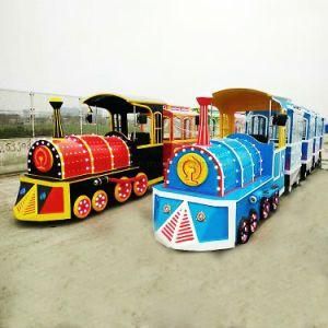 Amusement Park Sightseeing Game Tourist Road Train Electric Trackless Train Rides