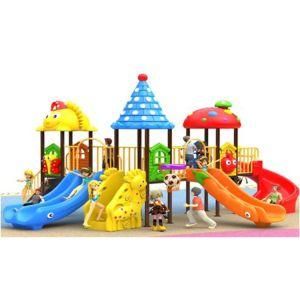 Outdoor Cartoon Roof Children Slide Playground Equipment (BBE-N20)