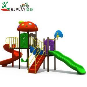 Kids Play Low Price Preschool Small Size Outdoor Plastic Slides Playground