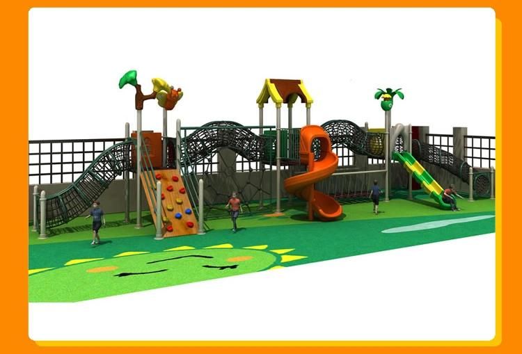 Obstacle Course Jungle Gym Playground Outdoor Climbing Rope Wire Tunnel Net