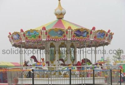 Commercial Amusement Outdoor Kids Electric Merry Go Round Carousel