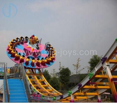 Thrill Park Rides Entertainment Equipment Flying UFO Rides for Sale