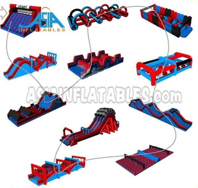 Inflatable Obstacle Course Race Series Insane Inflatable Obstacle Run Inflatable Obstacle