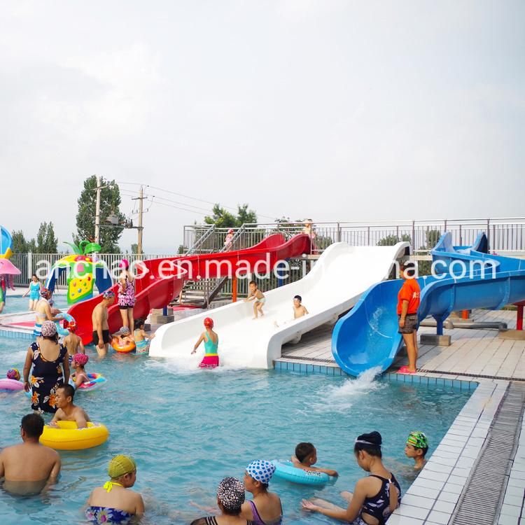 Combination of Fiberglass Water Park Slide for Kids Playground