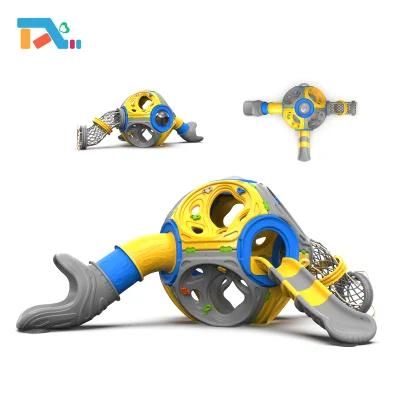 Commercial Kids Amusement Park Plastic Slide Custom Children Outdoor Playground Equipment