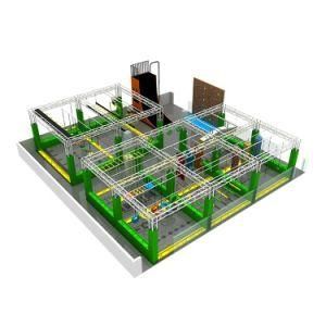High Quality Indoor Children Playground Physical Exercise Warrior Course for Adults