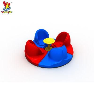 Outdoor Plastic Children Playground Rotating Equipment for Backyard