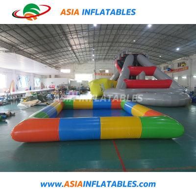 Customized Size Stripe Inflatable Swimming Pool Equipment