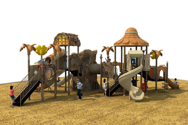 Ancient Tribe Series Large Outdoor Playground Kids Slide
